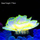 Silicone Glowing Artificial Fish Tank Aquarium Plants Ornament Underwater Ascidian Lettuce Anemone Coral Plant Decor Accessories