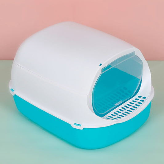 Fully Enclosed Cat Litter Box