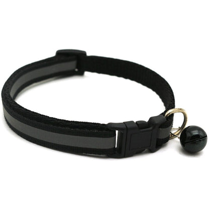 12 Colors Reflective Cats Bells Collars Adjustable Dog Leash Pet Collar for Cats And Small Dogs Pet Supplies