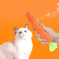 Giocattolo per gatti con carota, corda di carta, giocattoli da masticare, campanello incorporato, piccoli animali, giocattoli carini per animali domestici all'ingrosso