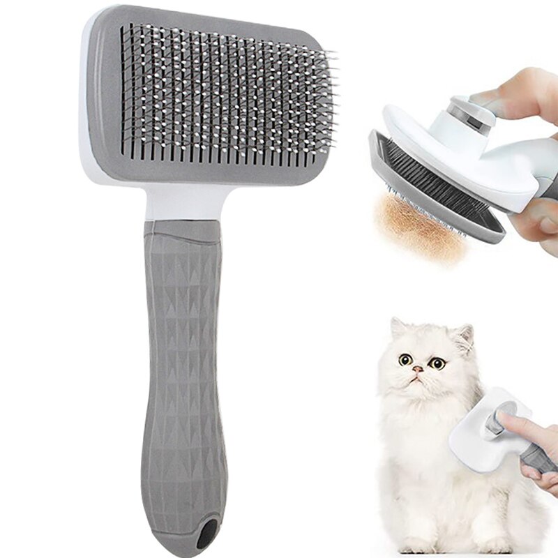 Dog Hair Removal Comb Pet Cleaning Tool Cat Dog Hair Grooming And Care Comb Remove Floating Hair Pet Bath Brush Grooming Tool