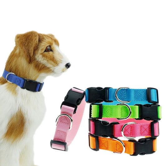 Pet Collar 9 Colors Dog Leash And Collar Set Cat Dog Pet Neck Collar