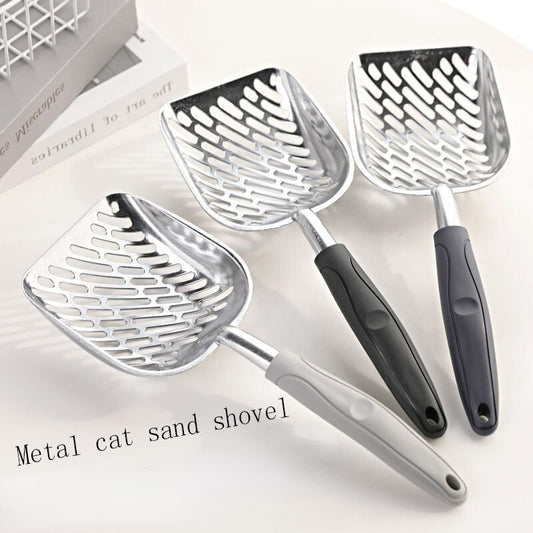 Stainless steel metal excrement shovel cat litter shovel  fast cleaning washable Environment friendly cat accessories pet items