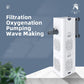 3-in-1-Filter für Aquarien, Aquariumfilter, Mini-Aquariumfilter, Sauerstoff-Tauchwasserreiniger