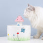 Mushroom Water Fountain for Cats