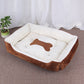 Bed for Dog Cat Pet Square Plush Kennel Medium Small Dog Sofa Bed Cushion Teddy Pet Dog Bed House Pet Supplies Accessories