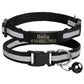 Reflective Cat Collar Engraved Safe Cats Kitten Collars with Bell Puppy Pet Necklace Accessories for Cat Small Dog Chihuahua