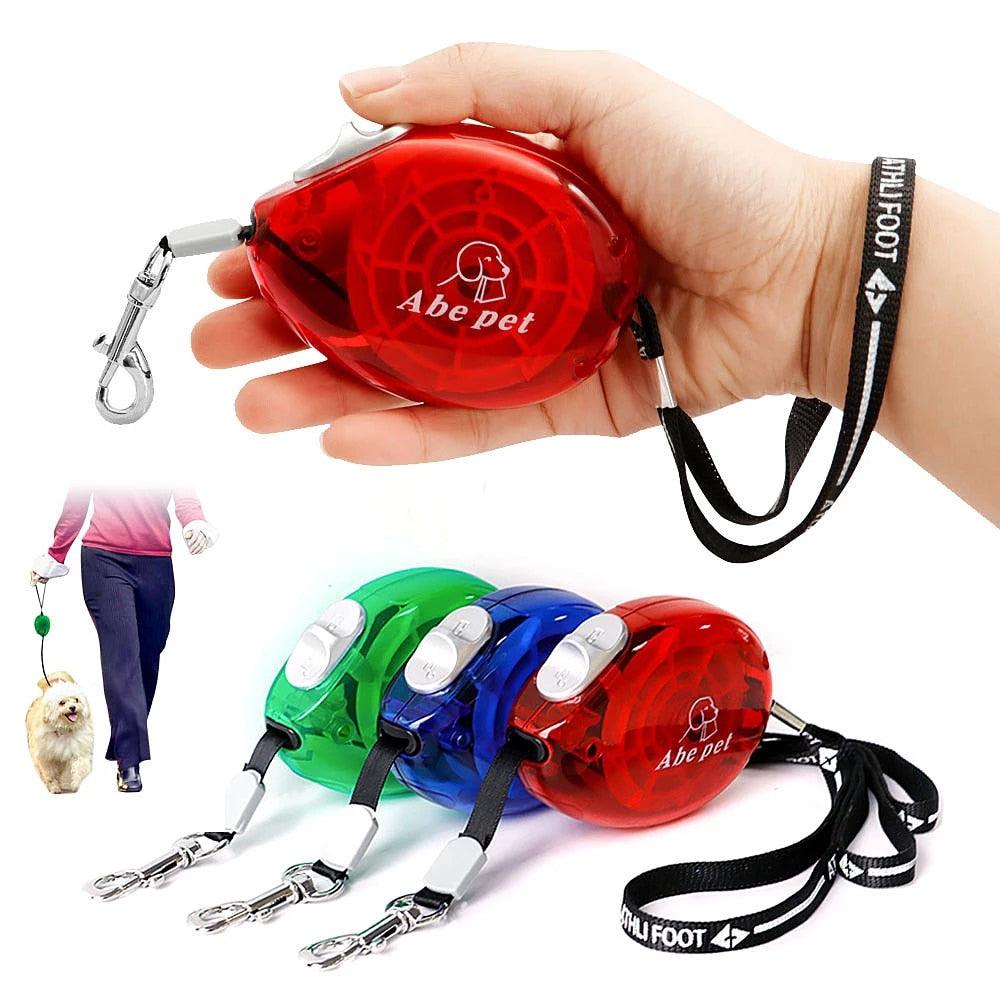 3M einziehbare Hundeleine für kleine Hunde, automatisch, 3 m, Hunde-/Katzenleine, Gürtel, ausziehbare Hundeleine für kleine Hunde, Welpen, Chihuahua, Haustierprodukt