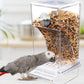 No Mess Bird Feeders Automatic Parrot Feeder Drinker Acrylic Seed Food Container Cage Accessories For Small And Medium Parakeets