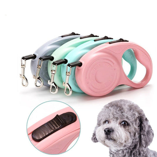 3m/5m Nylon Retractable Dog Leash Rope For Small Medium Large Dog Cat Retractable Dog Leashes Cat Lead Pet Leash Collar Harness