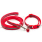 Cute Dog Paw Print Pet Traction Rope Puppy Collar Set Multiple Colors Adjustable Puppy Cat Accessories Pet Supplies 1.2M