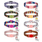 Bohemia Personalized ID Pet Cat Collar Free Engraving Custom Nylon Safety Breakaway Puppy Cat Collars Necklace Pet Accessories