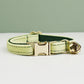 Velvet Cat Collar Bowknot Adjustable Safety Personalized Dog Collar Harness Customized Name Soft Velvet Harness Leash