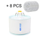 Cat Water Fountain Dog Drink Bowl Active Carbon Filter Automatic Pet Drinking Electric Dispenser Bowls Cats Drinker USB Powered