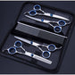 Pet Cat Dogs Grooming Scissors Set Hairdresser Scissors For Dogs Animal Barber Straight Bend UP Curved Shears Teeth Cutting Tool