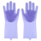 Pet Grooming Cleaning Gloves Dog Cat Bathing Shampoo Glove Scrubber Magic Dishwashing Cleanner Sponge Silicon Hair Removal Glove