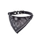 Adjustable Pet Puppy Cat Scarf Bandana Collar Neck Scarf For Small Dogs Kitten Saliva Towel PU Collar with Triangular Bandage