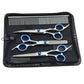 Pet Cat Dogs Grooming Scissors Set Hairdresser Scissors For Dogs Animal Barber Straight Bend UP Curved Shears Teeth Cutting Tool