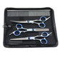 Pet Cat Dogs Grooming Scissors Set Hairdresser Scissors For Dogs Animal Barber Straight Bend UP Curved Shears Teeth Cutting Tool