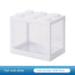 Mini Betta Fish Tank Creative Building Block Fish Cylinder Landscape Lamp LED Light Home Table Decoration accesorios para pecera