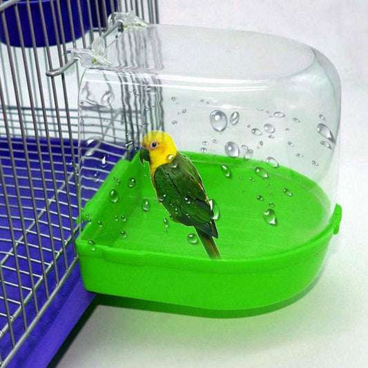 Bird Bath Bathtub Bath Box Bird Cleaning Tool Cage Accessories Parrot Parrots Bathe In External Baths