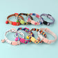Bohemia Personalized ID Pet Cat Collar Free Engraving Custom Nylon Safety Breakaway Puppy Cat Collars Necklace Pet Accessories