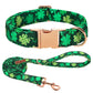 Unique Style Paws st partick Day Dog Collar with Bow Clover Green Shamrock Pet Collar Flower Dog Collar Large Medium Small Dog