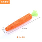 Giocattolo per gatti con carota, corda di carta, giocattoli da masticare, campanello incorporato, piccoli animali, giocattoli carini per animali domestici all'ingrosso