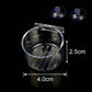 Aquarium Decoration Plant Cup Pot Acrylic Waterweed Cup with Suction Holder Mini Gardening Vase Red Worm Feeder For Fish Tank