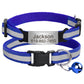Reflective Cat Collar Engraved Safe Cats Kitten Collars with Bell Puppy Pet Necklace Accessories for Cat Small Dog Chihuahua