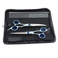 Pet Cat Dogs Grooming Scissors Set Hairdresser Scissors For Dogs Animal Barber Straight Bend UP Curved Shears Teeth Cutting Tool