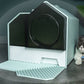 10kg Cat litter box fully enclosed odor-proof extra-large drawer-type anti-sand sand splash cat toilet sand feces basin